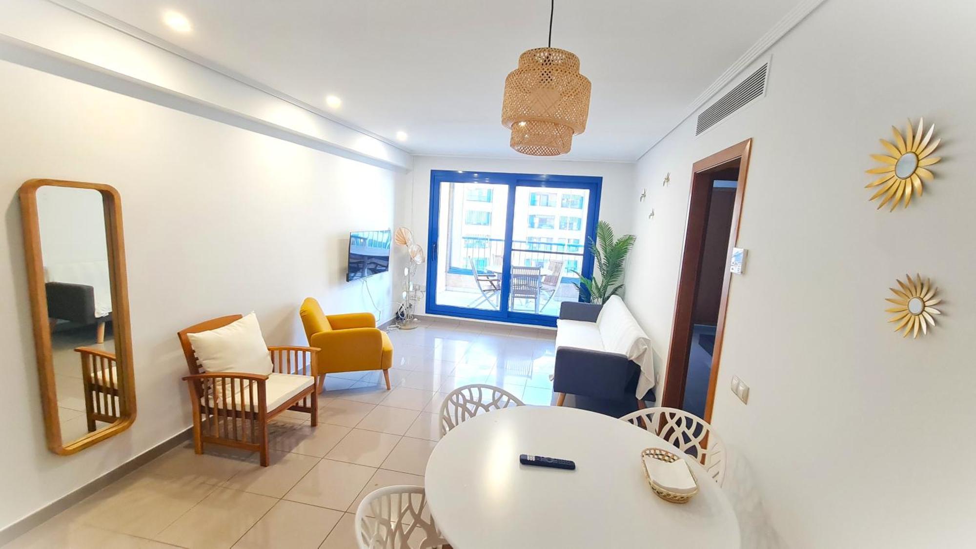 Beach Valencia Luxury D15-9 Apartment With Terrace And Sea Views With Two Rooms Exterior foto