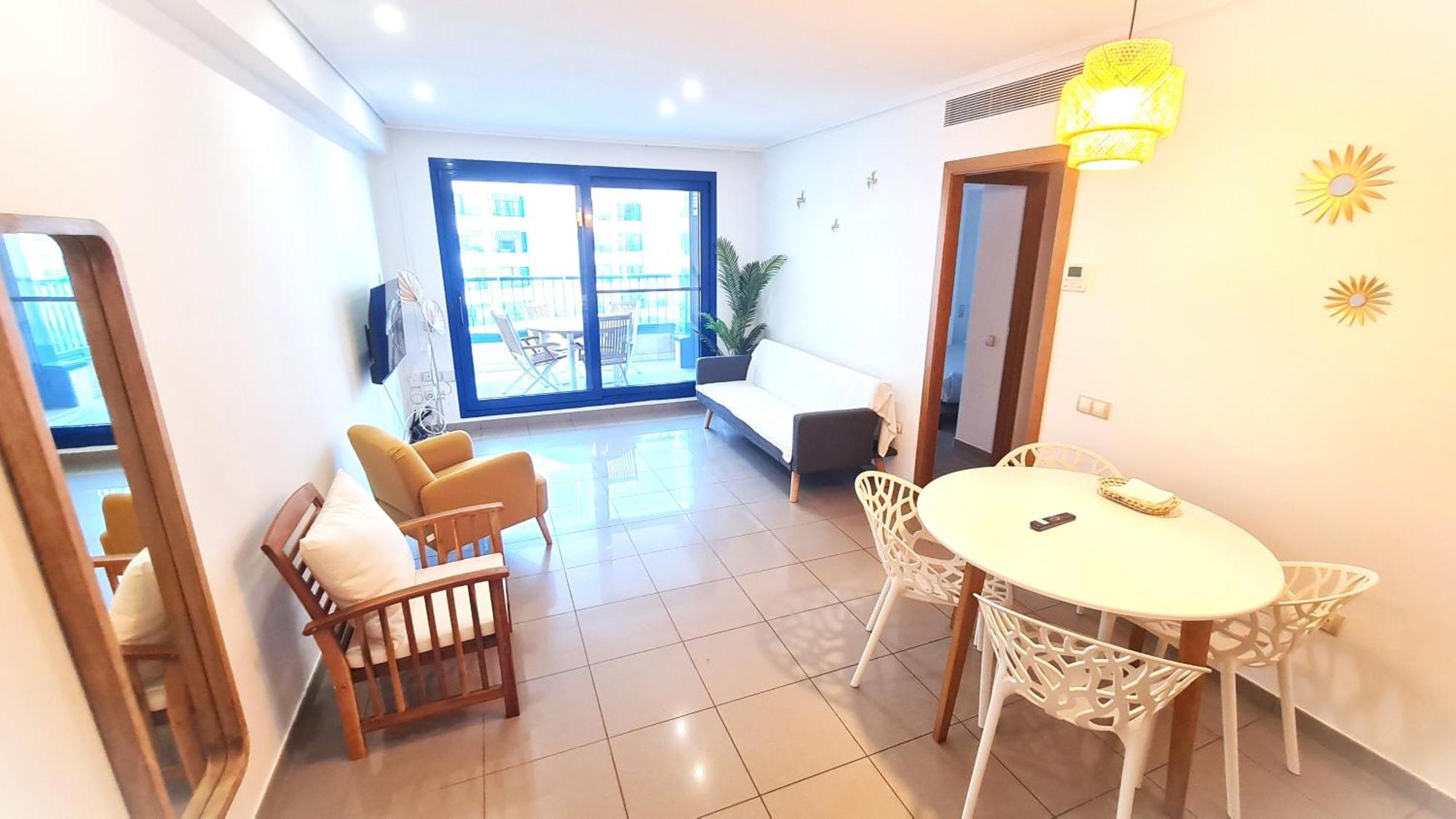 Beach Valencia Luxury D15-9 Apartment With Terrace And Sea Views With Two Rooms Exterior foto